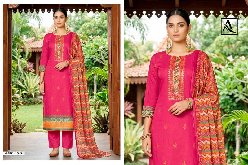 Alok suit khatta meetha printed dress material wholesale